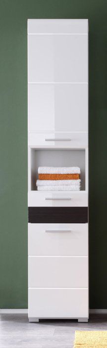 Mezzo Colonne De Salle De Bain 37 Cm 2 Portes 1 Tiroir Achat