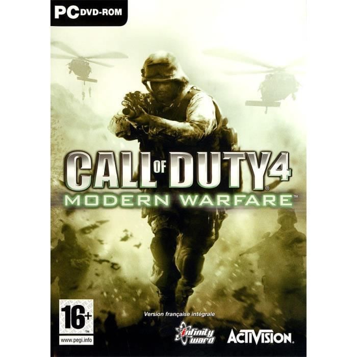 Deg Call Of Duty 4 Modern Warfare / Jeu PC Dvd-Rom