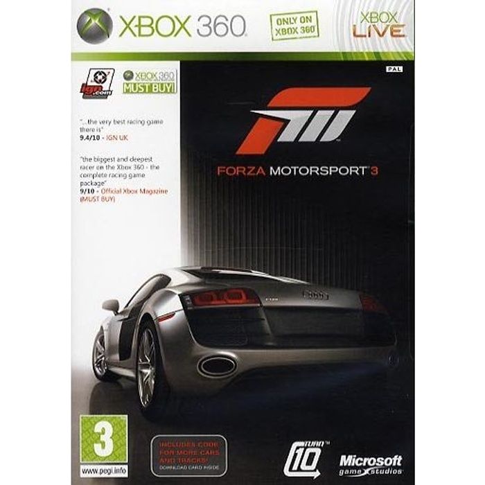 Forza Motorsport 3 / Jeu Pour Console Xbox360