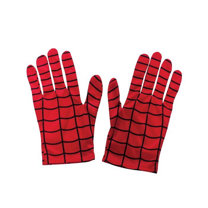 Childs taille Gants homme araignée rouge