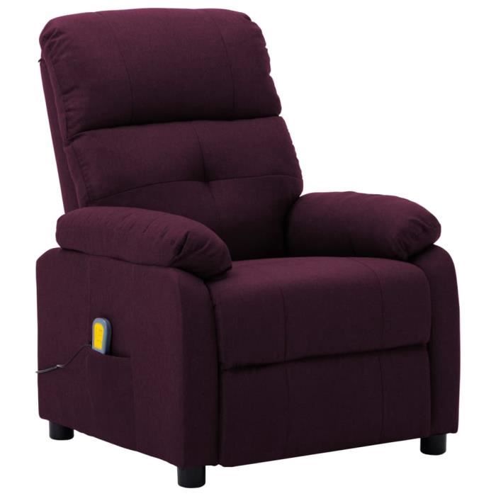 Fauteuil de massage Violet Tissu -PAI