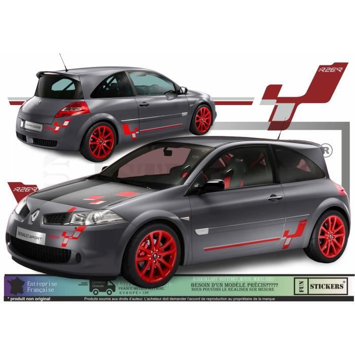 Renault Megane R 26 R - - Kit Complet - Tuning Sticker Autocollant Graphic Decals