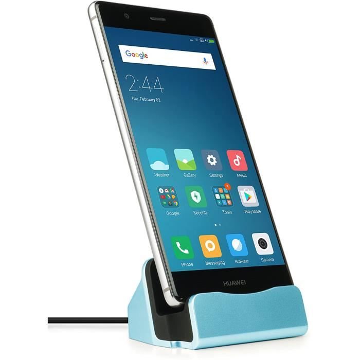 Chargeur Dock USB C pour Android - Station de Charge pour Smartphone Samsung Galaxy A3 A5 S8 S9 Plus-Huawei P9 P10 Mate 30 - S[726]