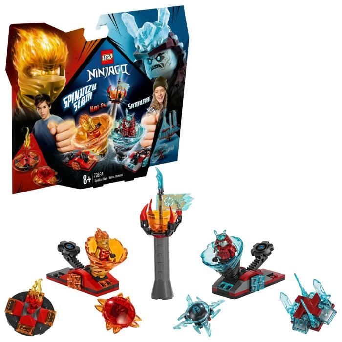 LEGO NINJAGO - Spinjitzu Slam - Kai vs. Le samouraï, Jeu pour Enfant 8 Ans et Plus, Briques de Construction Garçon et Fille 164 P