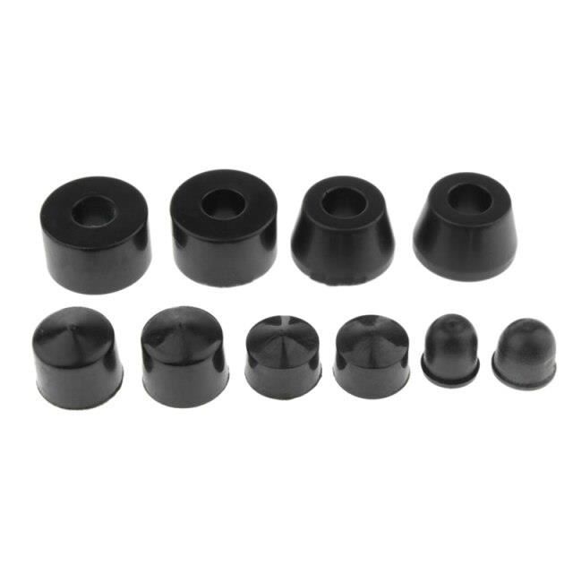 10 pièces Longboard Skateboard bagues conique cylindre douille Pivot tasses ensemble accessoires pour Longboard Truck~Bl*FT5718
