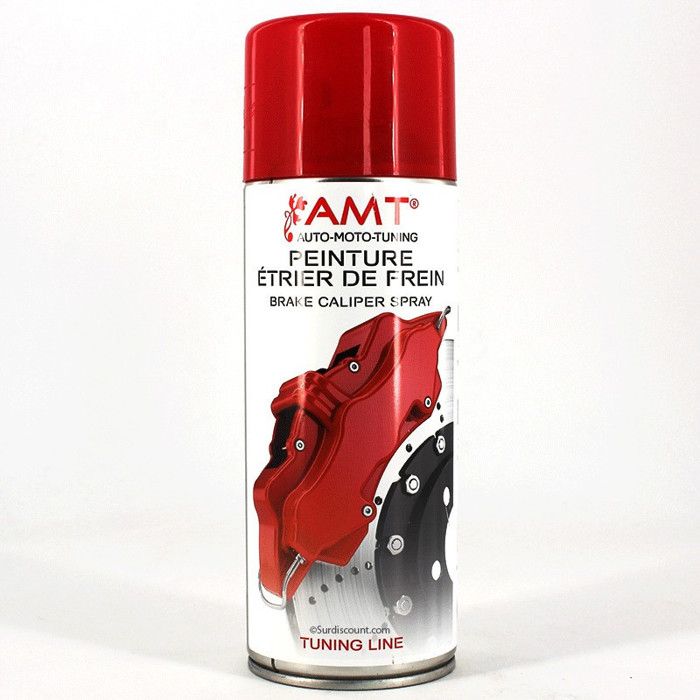 Bombe de Peinture Spéciale Étrier de Frein Rouge - Spray Aérosol Auto - BPS06