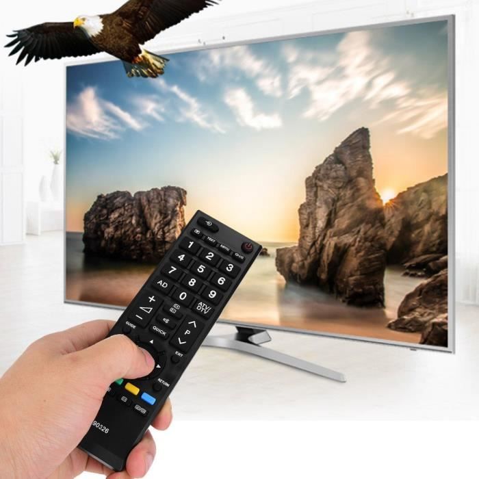 CT-90326 LCD TV 3D Télécommande Pour Toshiba LCD LED Smart Téléviseur -ABI -CYA