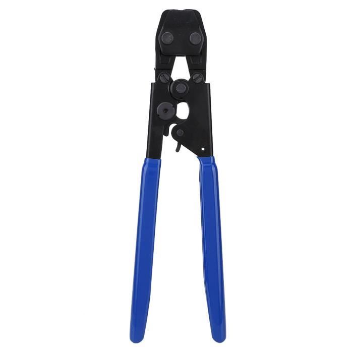 Pince à sertir Pex, tuyau Pex réglable résistant à l'usure, compact étanche portable pour tour de serrage en acier inoxydable