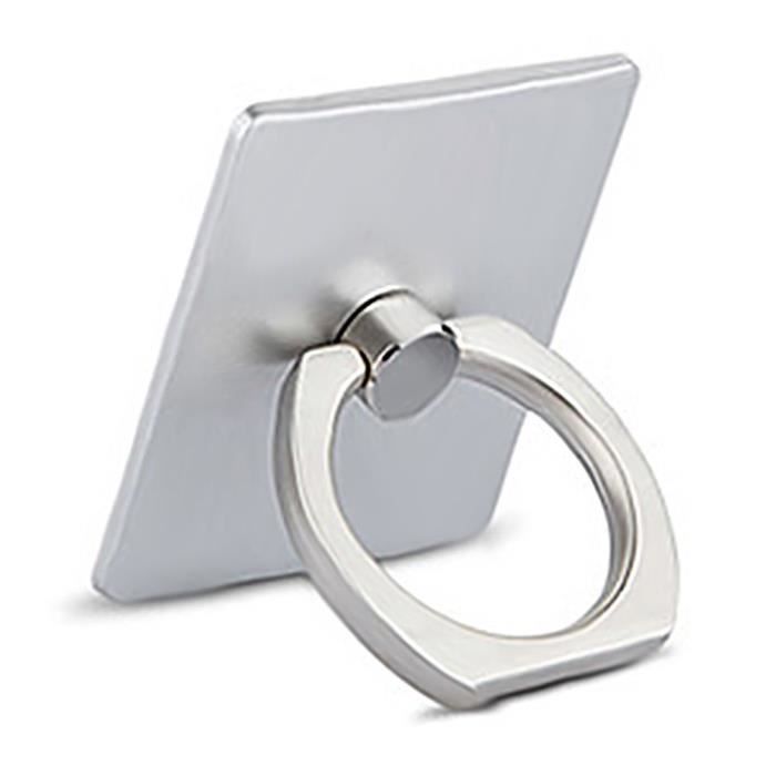 Hicollie® 1Pcs Argent Universel Rotatif Anneau Bague Ring Stand Support Pr Phone Smartphone Tablet NF