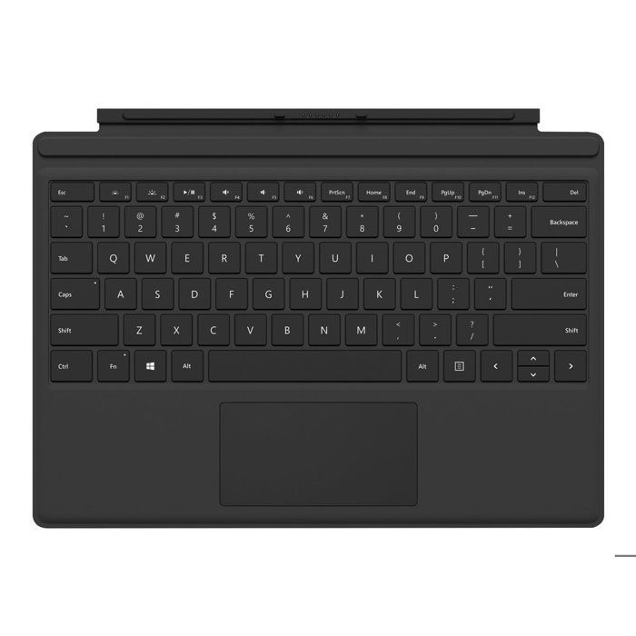 MICROSOFT Clavier Surface Pro Type Cover M1725 avec trackpad et accéléromètre - Luxembourgeois - Noir