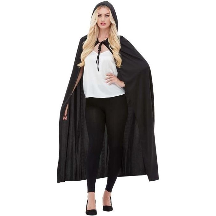 Cape noire pour femme et homme