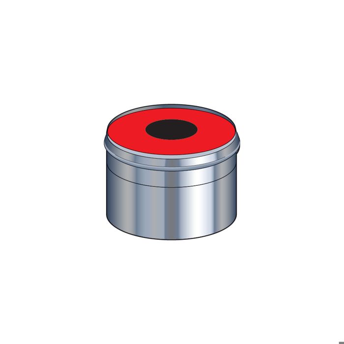 Adaptateur air étanche à membrane conduit flexible - PGI pour poêles à Pellets - Couleur : INOX - 37060903
