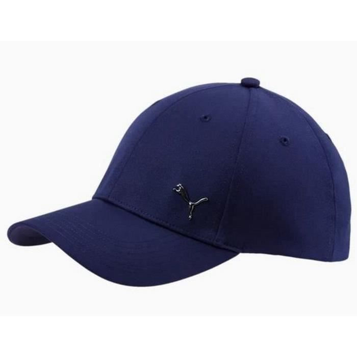 Casquette Marine Puma Logo en Métal Homme