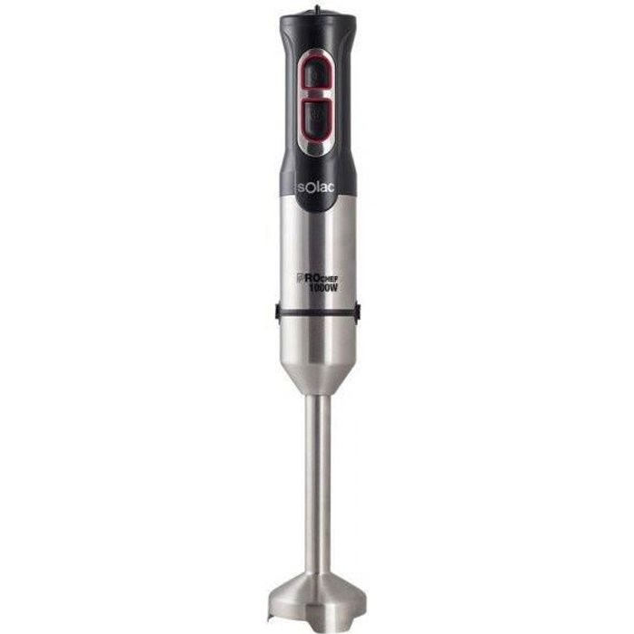 SOLAC Mixeur Plongeant Pro Pied Métal 1000W
