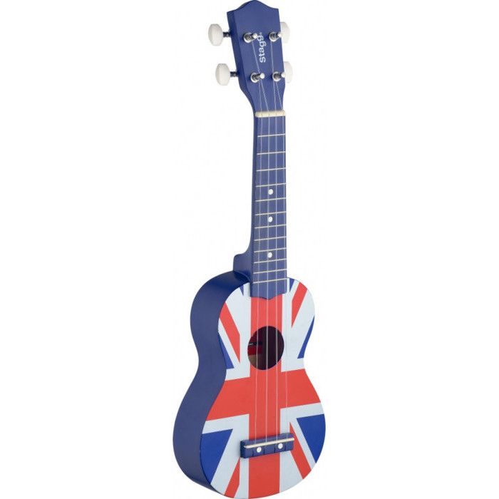 STAGG Ukulélé US UK-FLAG Soprano GB