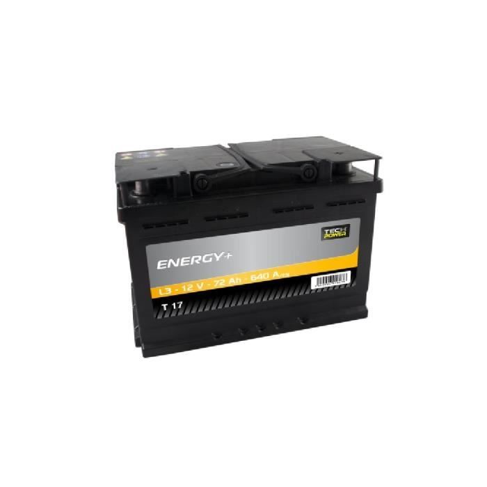Batterie 72 Ah 640 A/EN dimensions 270 x 175 x 190 mm