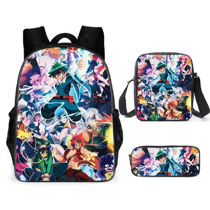 My hero academia Sacs D'école Cool Garçons Filles Anime Sac À Dos Scolaire Mon université de héros Enfants Backpack A35