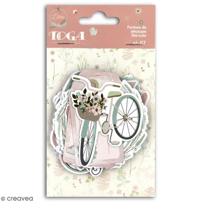 Die cut Toga - Maison de Campagne - 60 pcs