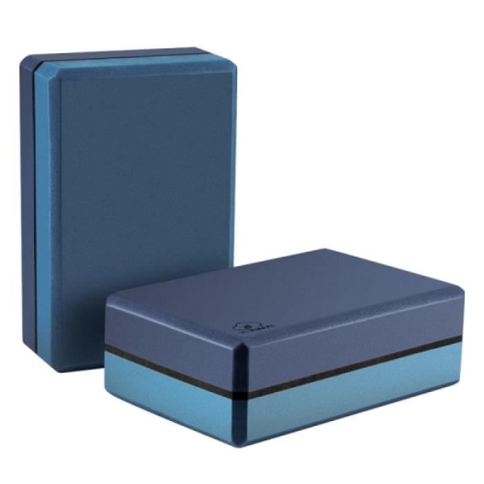 Tapis De Sol - Tapis De Gym - Tapis De Yoga - 2 briques de yoga haute densité Xiaomi YUNMAI Original Pièces (Bleu)