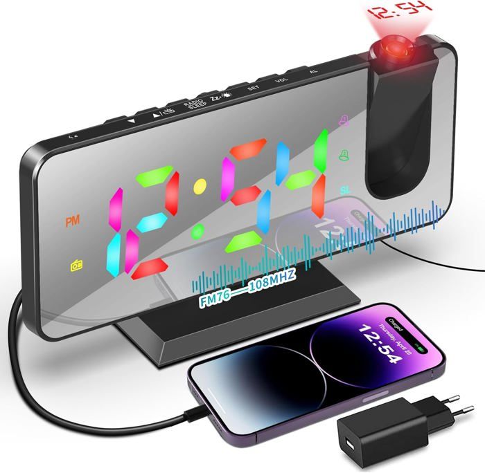 Calculator With 4 Port USB Hub World Alarm Clock Calendar Timer Desktop Handheld | EBay