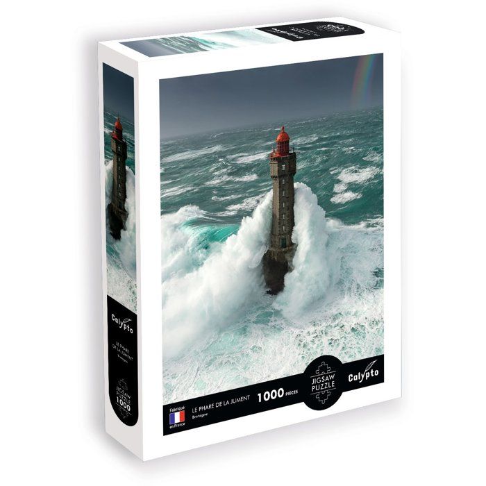 Puzzle 1000 Pièces du Phare de la Jument en Bretagne Une Évasion Artistique Neuf - vue 2