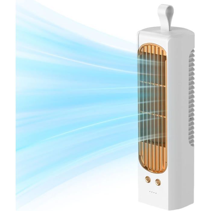 Ventilateur Portatif - AB/SOUL - Colonne - 3 W - 2 000 mAh - Oscillation 90° - Ab Soul