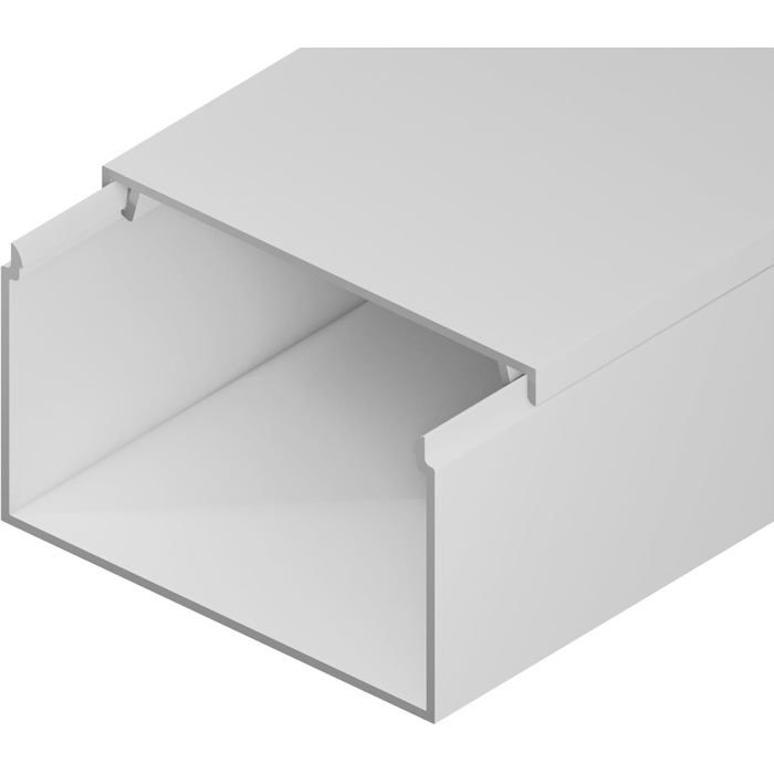 EDO Goulotte de Câble 100x60 mm Cache-Câble Blanc 2m - Goulotte PVC ...