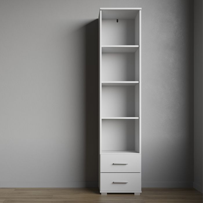 Systeme d etageres Komodee FAUSKE REG3 Tiroirs Blanc Blanc 34 x 40 x 180 cm Systeme d etageres Komodee FAUSKE REG3 Tiroirs Blanc Blanc 34 x 40 x 180 cm