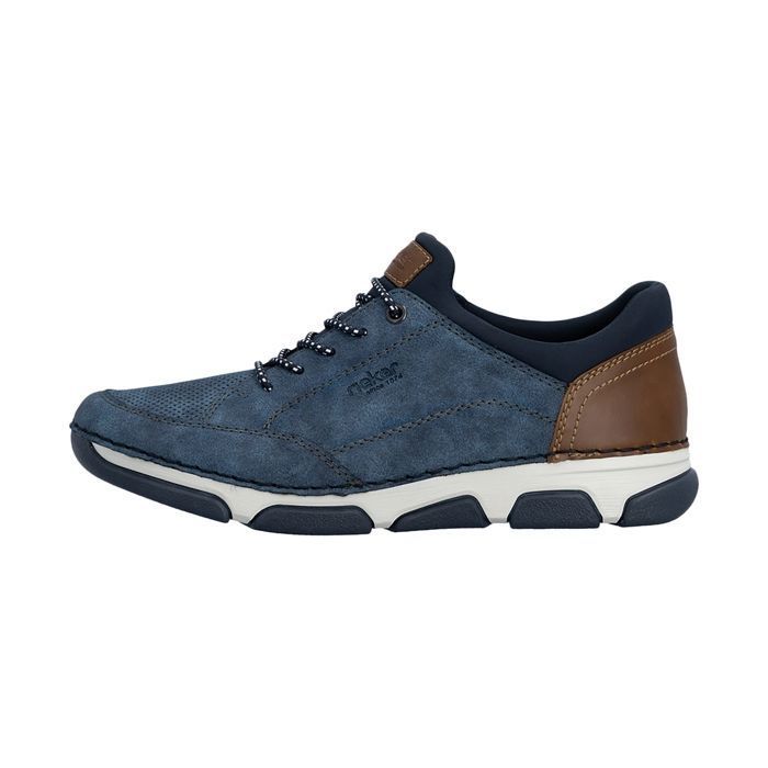Basket Basse - RIEKER - Modèle Rieker - Bleu - À lacets - Confort exceptionnel