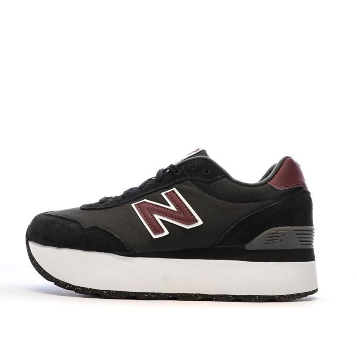 New Balance Baskets Noires/Prunes Femme New Balance 515