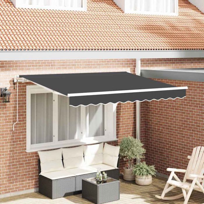 vidaXL Auvent Rétractable Jaune et 300x200 cm - vue 7