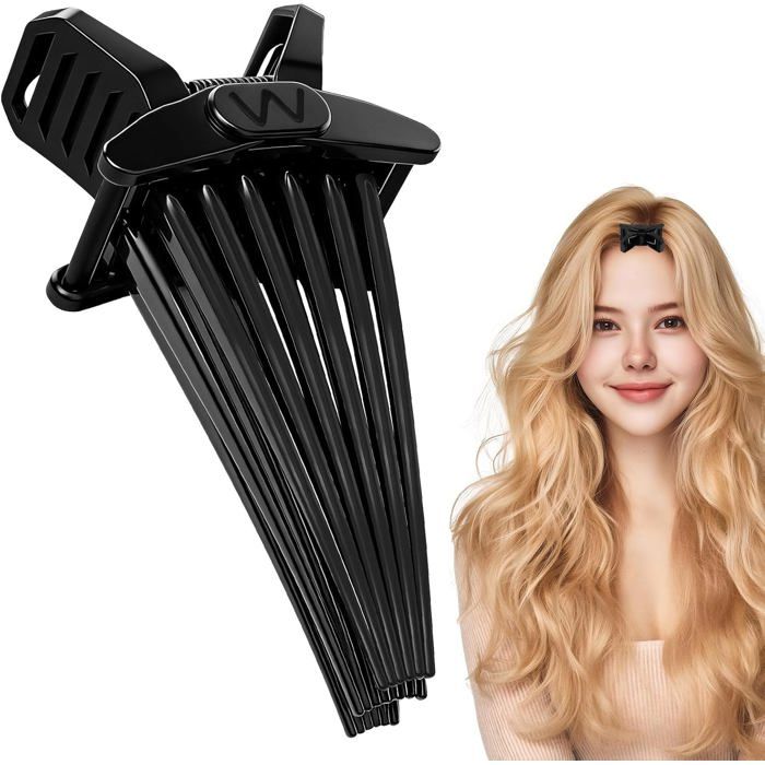 Pince à volume pour cheveux idéale pour donner du volume aux racines pince à 13 broches pour hommes et femmes