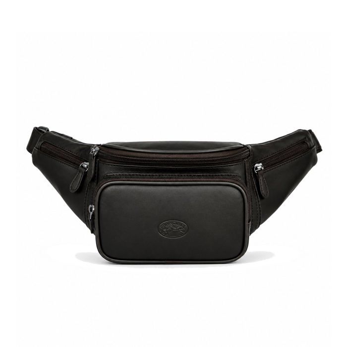Francinel Palerme - Sac banane cuir Marron 1159-MARRON