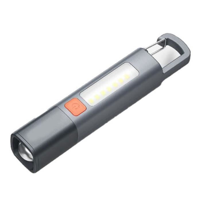 Lampe de poche LED Portable - Rechargeable USB - Longue portée - Résistante aux chocs 3CQINGSHOP