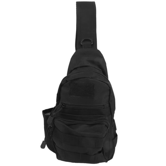 Sac Bandoulière Poitrine Homme Khaki - Nylon Imperméable - Dimensions 18x30x11cm - Neuf étiqueté