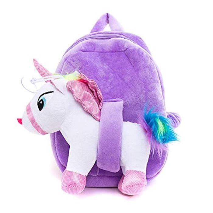 Sac maternelle licorne violet main image 1