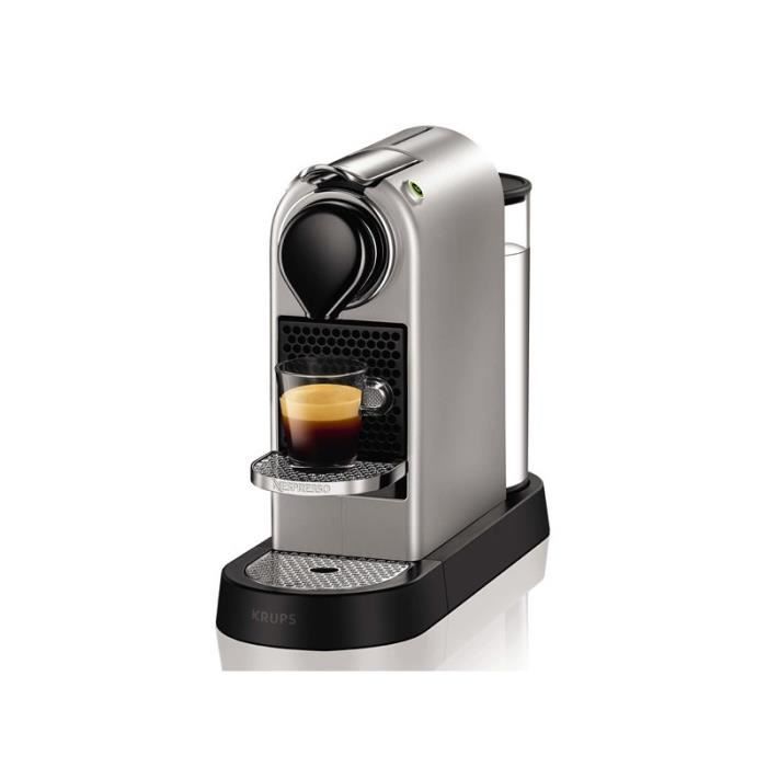 Krups XN740B Cafetière à dosette 1L Argent machine à café -  -