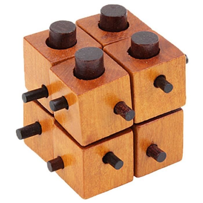 Jouet D Intelligence En Bois Casse Tete Chinois Jeu 3d Iq Puzzle Pour Enfants Adultes Df578 Achat Vente Puzzle Cdiscount