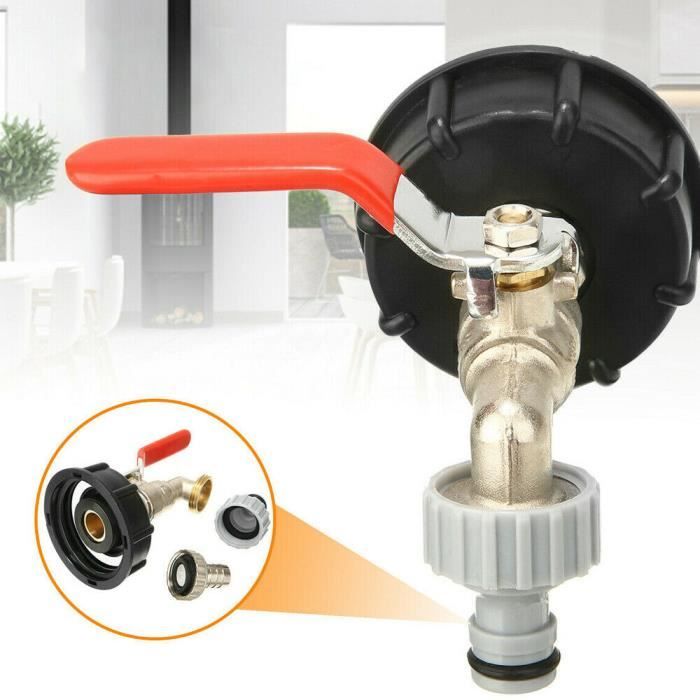 Adaptateur De Sortie De Reservoir D Eau Ibc Avec Robinet En Laiton Valve De Connecteur De Tuyau A Encliqueter 1 2 Achat Vente Kit Quincaillerie Adaptateur De Sortie De Res Cdiscount
