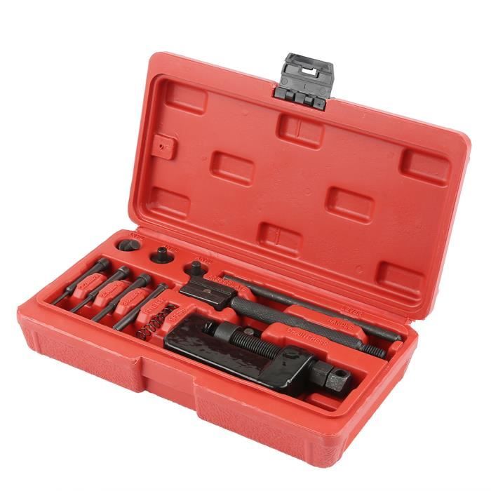 Kit rivé dérive chaîne moto ensemble doutils Haute qualité Chaîne séparateur