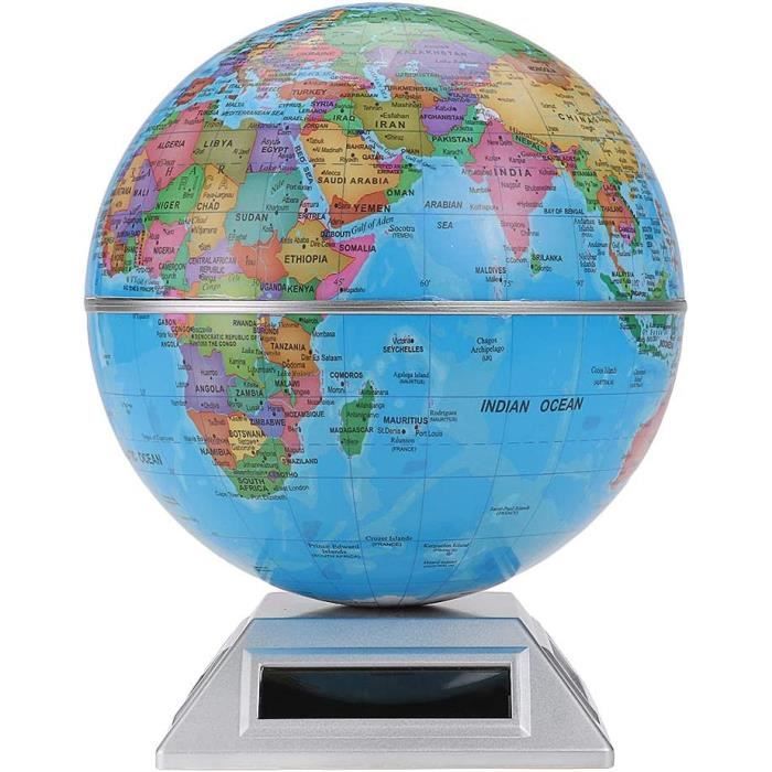 Globe Rotatif Automatique Base De Géographie Terrestre Décorative ...