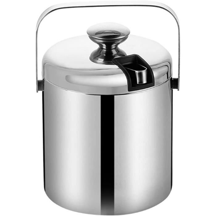 Sceau à Glace Vintage Jean Couzon – Acier Inox Satiné – Superbe état