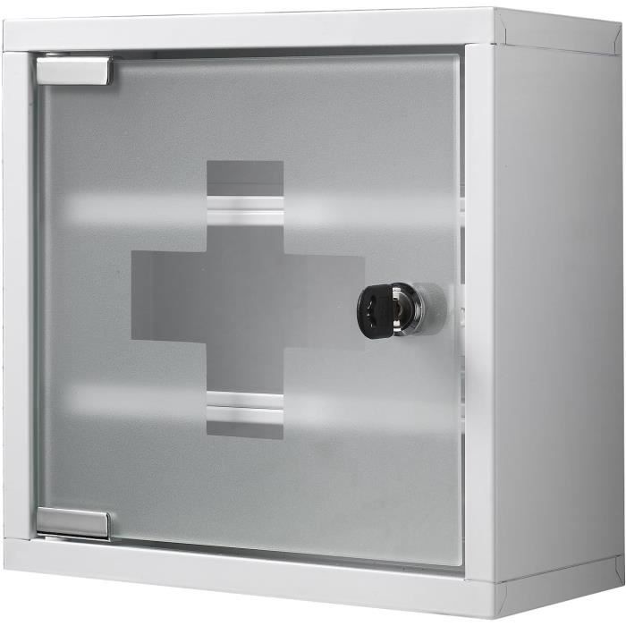 armoires à pharmacie - design armoire - blanc - métal
