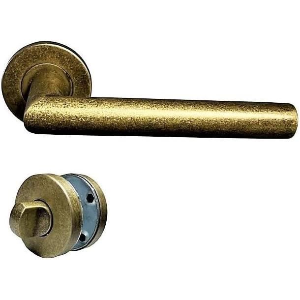 Ensemble Meuble De Salle De Bain India 80 Cm Blanc/poignées Noires