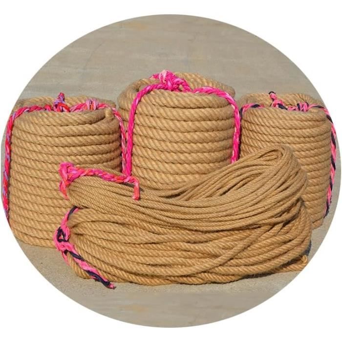 STTHOME Filet De Protection Filet De Sécurité De Maille Hamac Filet Net Pour Des Peluches, Filet De Sécurité Pour Garde-Corps/Escaliers Jute Naturel Matériel , 10mm/10cm Sizes Plusieurs Tailles