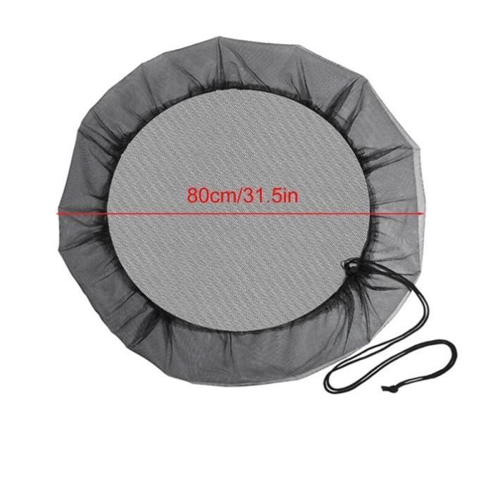 Couvercle Maille Pour Récupérateur Eau Pluie | Diamètre 100cm, Cordon Serrage, Polyester