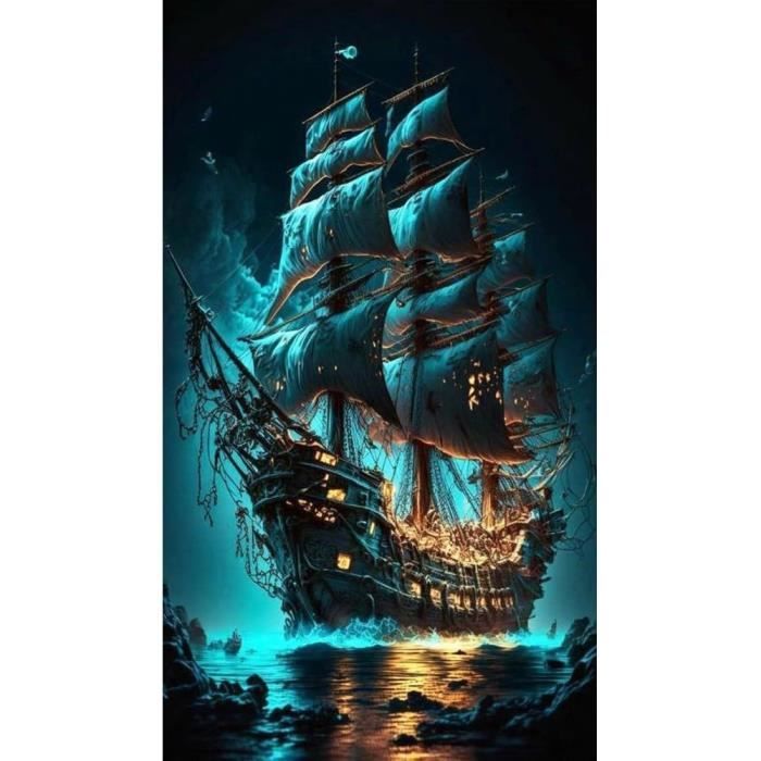 Kit Peinture Diamant Saint Bernard - Diamants Ronds 5D, Toile 30x40 Cm, Art Mosaïque DIY Pour Débutants, Déco Maison