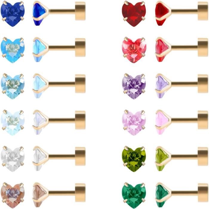 13 Paires De Boucles D'Oreilles À Clipser Pour Femmes Et Filles Fleur 13 Paires De Boucles D'Oreilles À Clipser Pour Femmes Et Filles Fleur