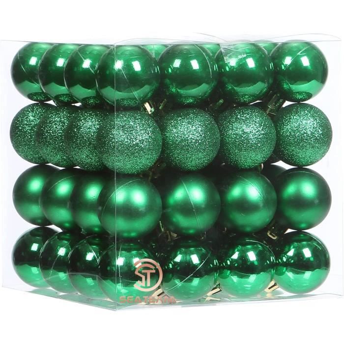 Lot De 24 Boules De Noël Incassables De 30 Mm Pour Sapin De Noël