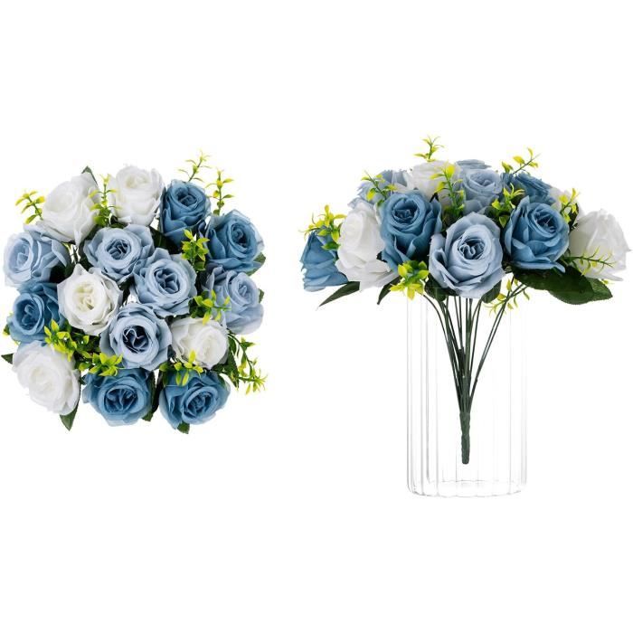 GUOSIYAO Fleurs Artificielles Deco Têtes De Fleurs Fleur Artificiel Fausse Fleur Artisanat Fleur en Tissu pour Mariage Fête Accessoires De Photographie Décoration De La Maison Autres 20Pcs (Orange
